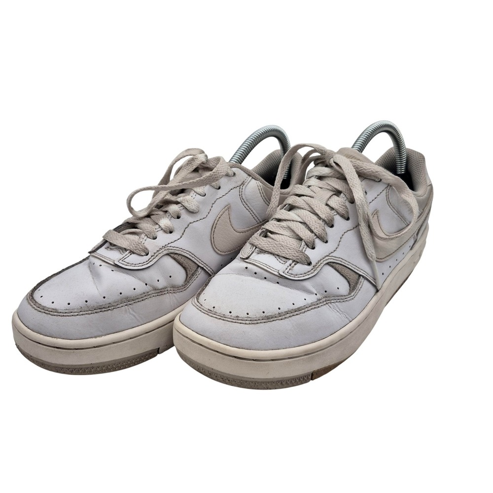 Nike Gamma Force Shoes Womens Size 8 White Leather Air Force Sneakers DX9176-103